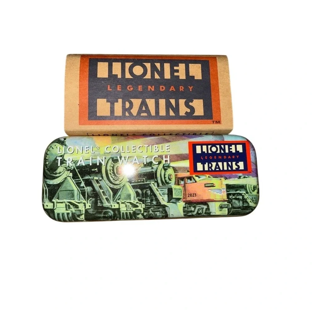 Lionel Legendary Trains Wristwatch Unisex Quartz Analog w/ Tin Case Sleeve